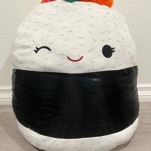 Squishmallows White and Black Sushi Plush